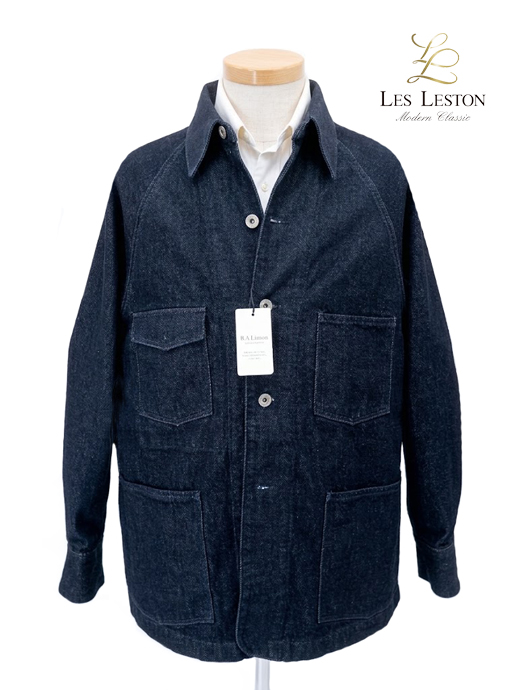 LES LESTON/レスレストン　デニムカバーオール　les521801-インディゴ