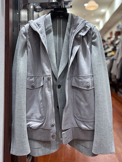 Laboratory of Last Resort/ラボラトリー・オブ・ラスト・リゾート　スエードフーデッドベスト　llr502201-ライトグレージュ