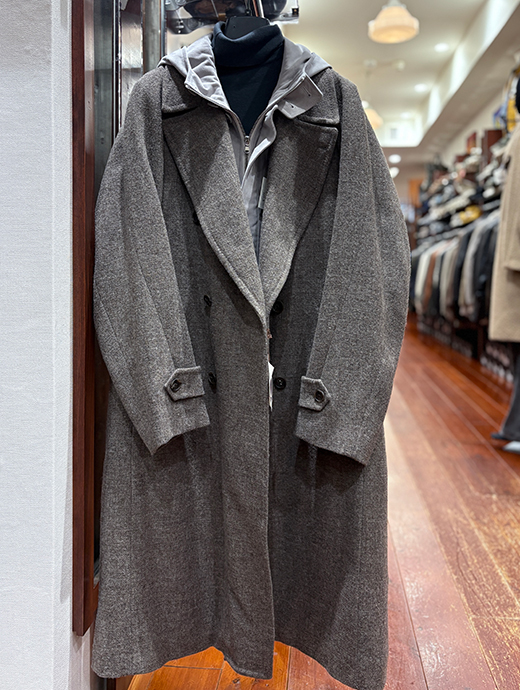 Laboratory of Last Resort/ラボラトリー・オブ・ラスト・リゾート　スエードフーデッドベスト　llr502201-ライトグレージュ