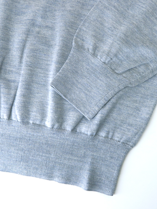 Laboratory of Last Resort/ラボラトリー・オブ・ラスト・リゾート　サマーウールニット　llr520201-ライトグレー