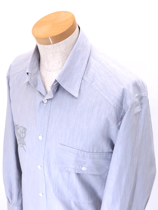 Laboratory of Last Resort/ラボラトリー・オブ・ラスト・リゾート　コットンシャツ　llr520402-ライトグレー