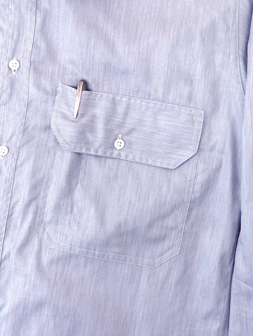 Laboratory of Last Resort/ラボラトリー・オブ・ラスト・リゾート　コットンシャツ　llr520402-ライトグレー