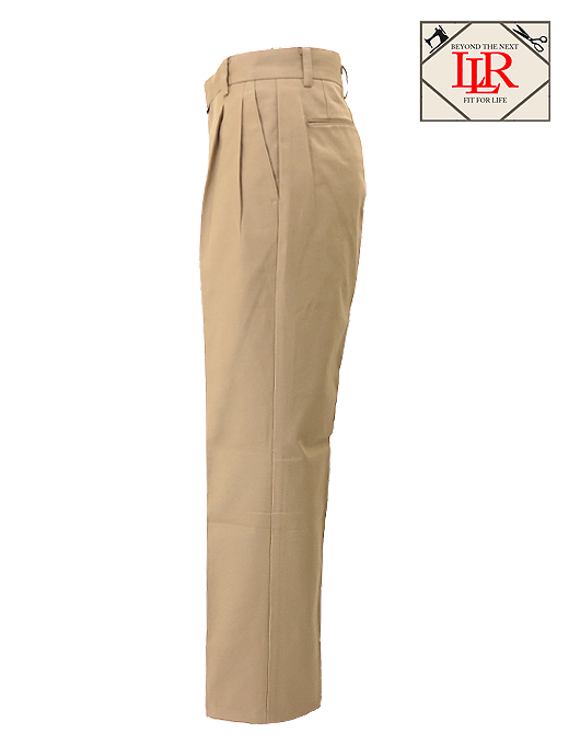 Laboratory of Last Resort/ラボラトリー・オブ・ラスト・リゾート　2プリーツコットントラウザーズウィンザーモデル/ヴィンテージコットンツイル　llr520601-ベージュ