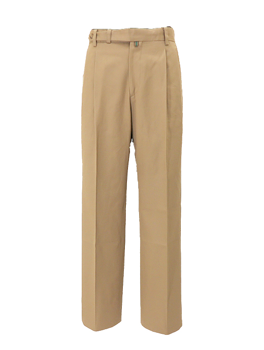 Laboratory of Last Resort/ラボラトリー・オブ・ラスト・リゾート　2プリーツコットントラウザーズウィンザーモデル/ヴィンテージコットンツイル　llr520601-ベージュ