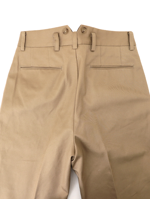 Laboratory of Last Resort/ラボラトリー・オブ・ラスト・リゾート　2プリーツコットントラウザーズウィンザーモデル/ヴィンテージコットンツイル　llr520601-ベージュ