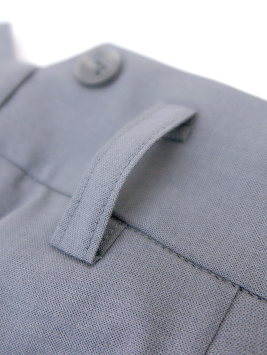 Laboratory of Last Resort/ラボラトリー・オブ・ラスト・リゾート　2プリーツコットントラウザーズウィンザーモデル/ウールトロピカル　llr520801-グレー