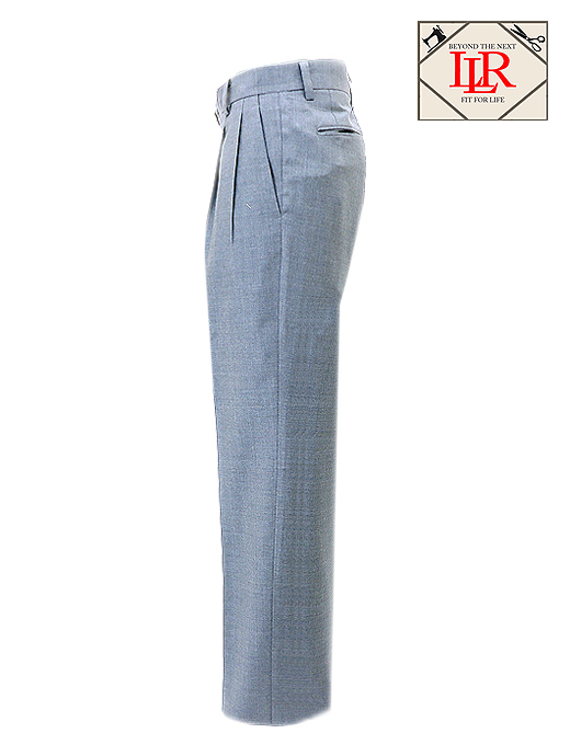 Laboratory of Last Resort/ラボラトリー・オブ・ラスト・リゾート　2プリーツコットントラウザーズウィンザーモデル/ウールツイル　llr520802-グレー