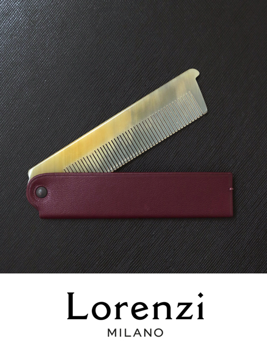 Lorenzi/ロレンツィ　ポケットコーム　lor421410-ボルドー