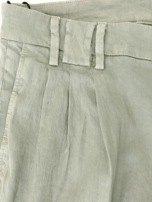 MABITEX/マビテックス　リネンコットンパンツ　mab520601-カーキベージュ