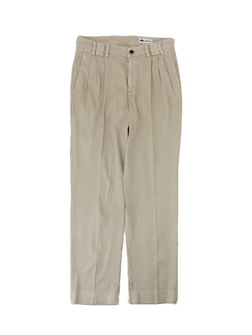 MABITEX/マビテックス　リネンコットンパンツ　mab520602-ベージュ