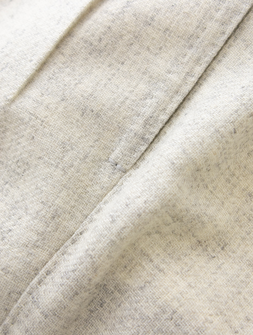 Massimo Corrado/マッシモ・コラード　別注トラウザーズ/ウィンザーモデル/ウールカシミア　mac502001-スノーグレー