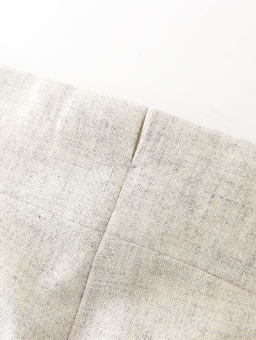 Massimo Corrado/マッシモ・コラード　別注トラウザーズ/ウィンザーモデル/ウールカシミア　mac502001-スノーグレー