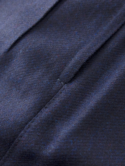 Massimo Corrado/マッシモ・コラード　別注トラウザーズ/ウィンザーモデル/ウールカシミア　mac502002-ネイビーブルー