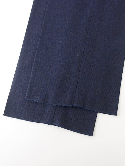 Massimo Corrado/マッシモ・コラード　別注トラウザーズ/ウィンザーモデル/ウールカシミア　mac502002-ネイビーブルー