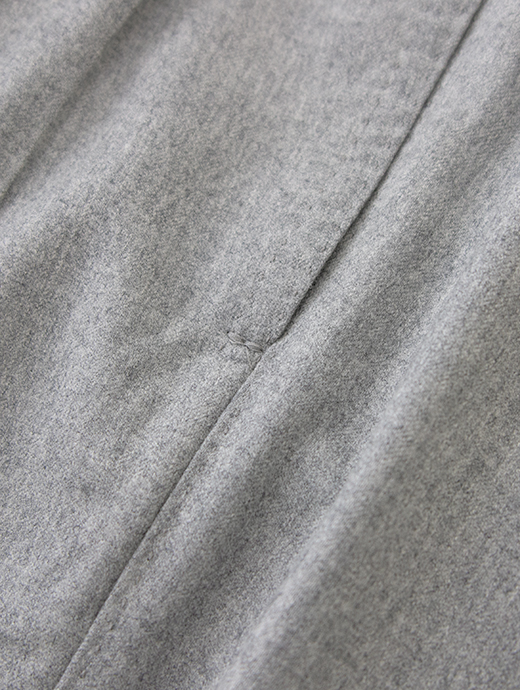 Massimo Corrado/マッシモ・コラード　2WAYトラウザーズ/スムースサキソニーウール　mac502003-ライトグレー