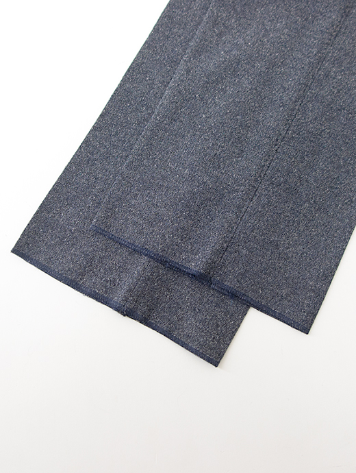 Massimo Corrado/マッシモ・コラード　ベルトレストラウザーズ/メランジウール　mac502202-ブルーグレー