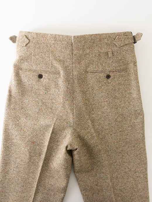 Massimo Corrado/マッシモ・コラード　ホームスパンツイード/別注トラウザーズ/ウィンザーモデル　mac502207-ベージュ