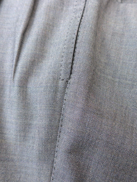 Massimo Corrado/マッシモ・コラード　ウールモヘア/ベルトレストラウザーズ　mac520201-グレー