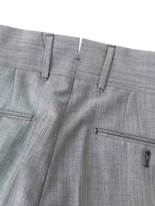 Massimo Corrado/マッシモ・コラード　ウールモヘア/2WAYトラウザーズ　mac520204-ライトグレー