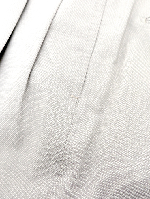 Massimo Corrado/マッシモ・コラード　ベルトレストラウザーズ ウィンザーモデル　mac520402-ライトグレー