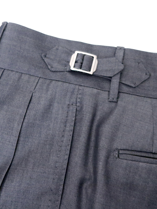 Massimo Corrado/マッシモ・コラード　2WAYウザーズ ウィンザーモデル　mac520403-グレーネイビー