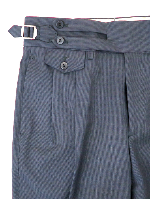 Massimo Corrado/マッシモ・コラード　ベルトレストラウザーズ/ウィンザーモデル　mac520405-ネイビー