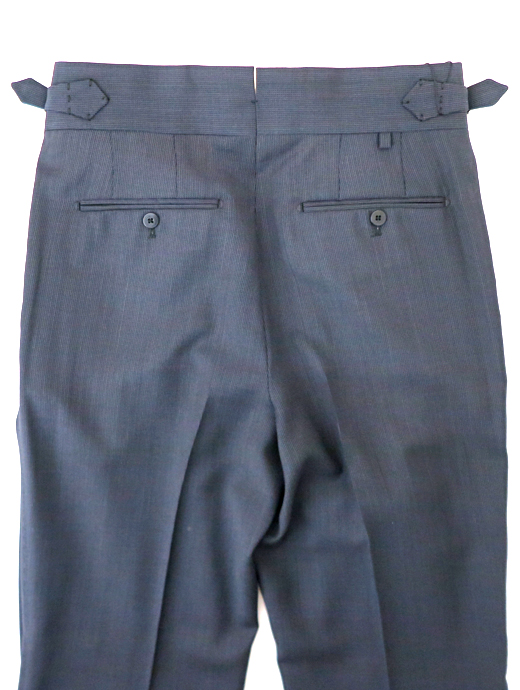 Massimo Corrado/マッシモ・コラード　ベルトレストラウザーズ/ウィンザーモデル　mac520405-ネイビー