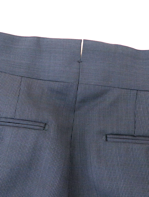 Massimo Corrado/マッシモ・コラード　ベルトレストラウザーズ/ウィンザーモデル　mac520405-ネイビー