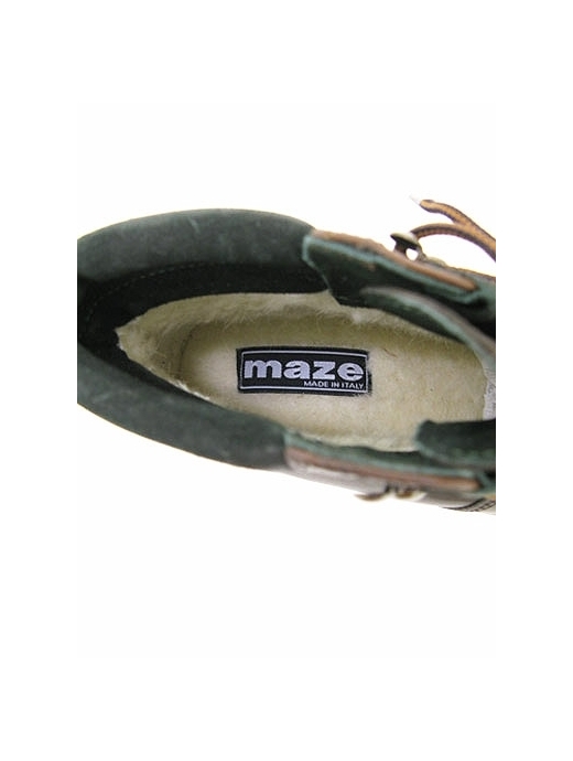 マーゼ(maze)　マウンテンブーツ　maz241408-ブラウン