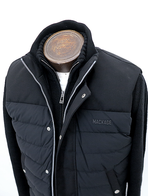 MACKAGE/マッカージュ　ダウンベスト/BRODY-Z　mcg522002-ブラック