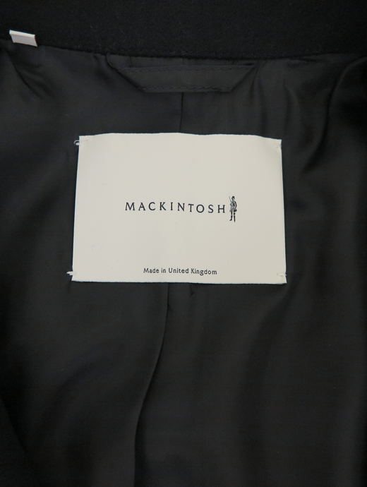 MACKINTOSH/マッキントッシュ　ショートトレンチコート/ウールメルトン/FETLAR/GM-1014F　mct461601-ブラック