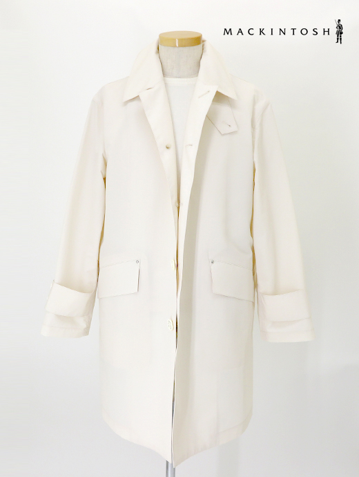 MACKINTOSH/マッキントッシュ　ステンカラーコート　mct520402-オフホワイト