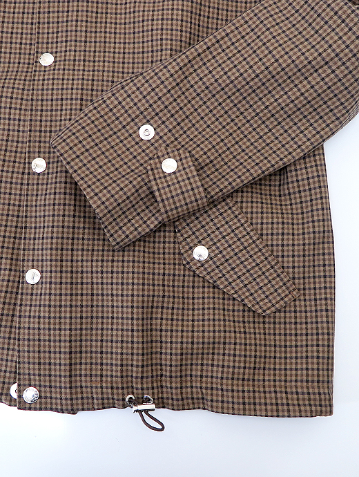 MACKINTOSH/マッキントッシュ　スタンドカラーブルゾン/ベージュ×ブラウン　mct521801-ベージュ×ブラウン