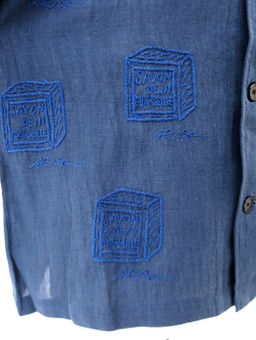 mii/ミー　オープンカラーシャツ　mii520602-ネイビー