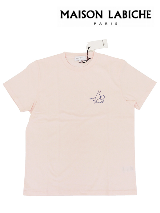 MAISON LABICHE/メゾンラビッシュ　Tシャツ/半袖カットソー　mlb400605-ライトピンク