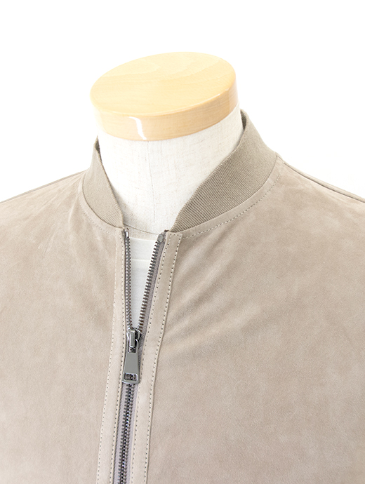 MOLEC/モレック　超軽量スエードブルゾン　mol502201-ライトベージュ