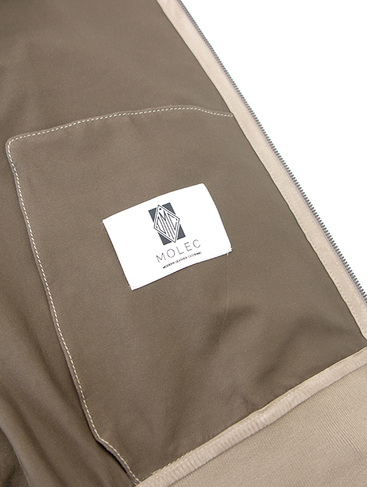 MOLEC/モレック　超軽量スエードブルゾン　mol502201-ライトベージュ