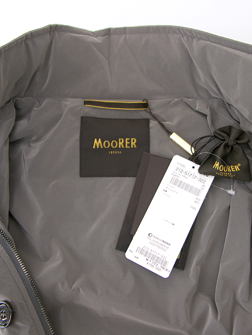 MOORER ムーレー M65 ナイロンジャケット PORTO KM2 MARMOグレー www