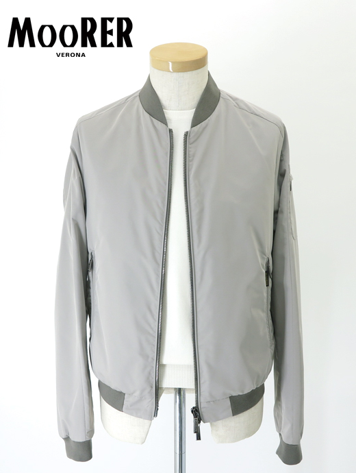 MOORER/ムーレー　ナイロンブルゾン/CORELLI-WK　moo502401-グレージュ