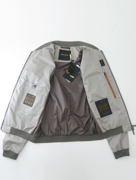 MOORER/ムーレー　ナイロンブルゾン/CORELLI-WK　moo502401-グレージュ