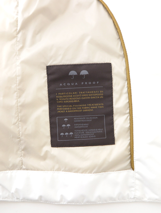 MOORER/ムーレー　撥水フーデッドベスト/LUIS-STP　moo502402-ホワイト