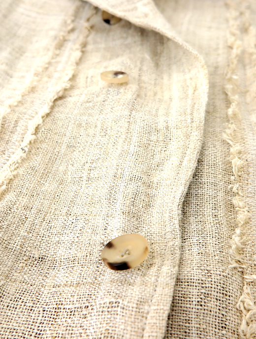 Motokitanaka/ヘンプジャケット　ヘンプジャケット　mot520401-ベージュ