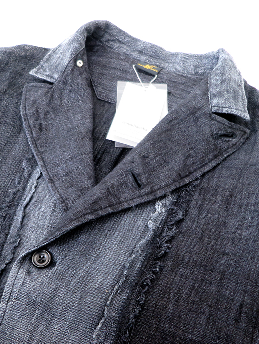 Motokitanaka/ヘンプジャケット　ヘンプジャケット　mot520402-ブラック