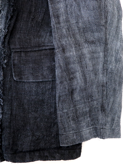 Motokitanaka/ヘンプジャケット　ヘンプジャケット　mot520402-ブラック