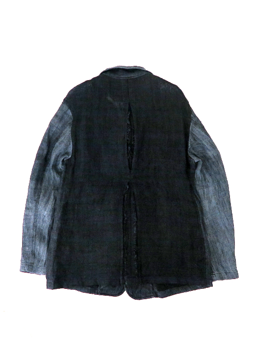 Motokitanaka/ヘンプジャケット　ヘンプジャケット　mot520402-ブラック