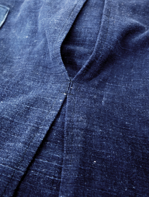 Motokitanaka/ヴィンテージコットンデニムジャケット　ヴィンテージコットンデニムジャケット　mot520403-ネイビー