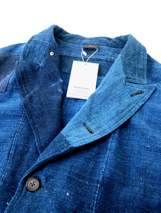Motokitanaka/ヴィンテージコットンデニムジャケット　ヴィンテージコットンデニムジャケット　mot520404-インクデニム