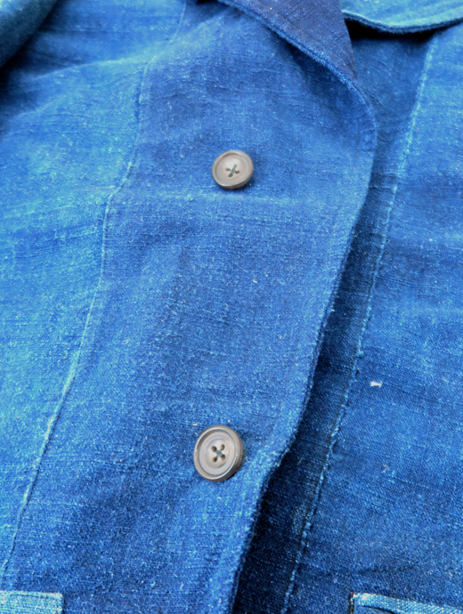 Motokitanaka/ヴィンテージコットンデニムジャケット　ヴィンテージコットンデニムジャケット　mot520404-インクデニム