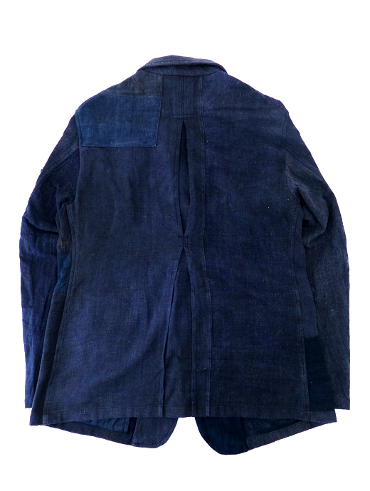 Motokitanaka/ヴィンテージ藍染コットンジャケット　ヴィンテージ藍染コットンジャケット　mot520803-藍