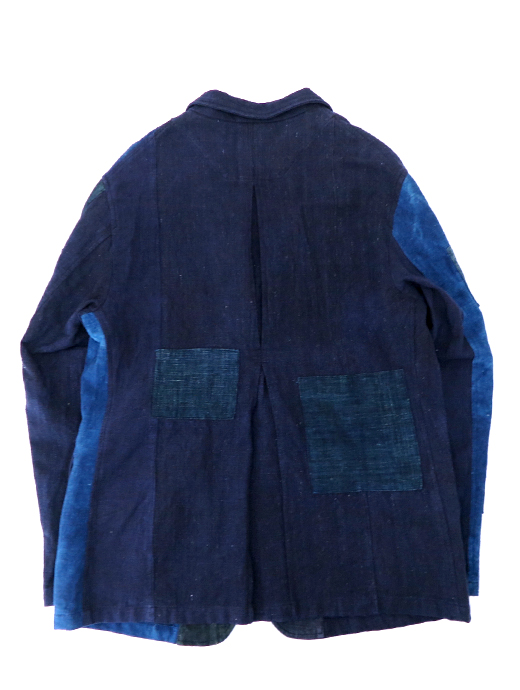 Motokitanaka/ヴィンテージ藍染コットンジャケット　ヴィンテージ藍染コットンジャケット　mot520805-藍染